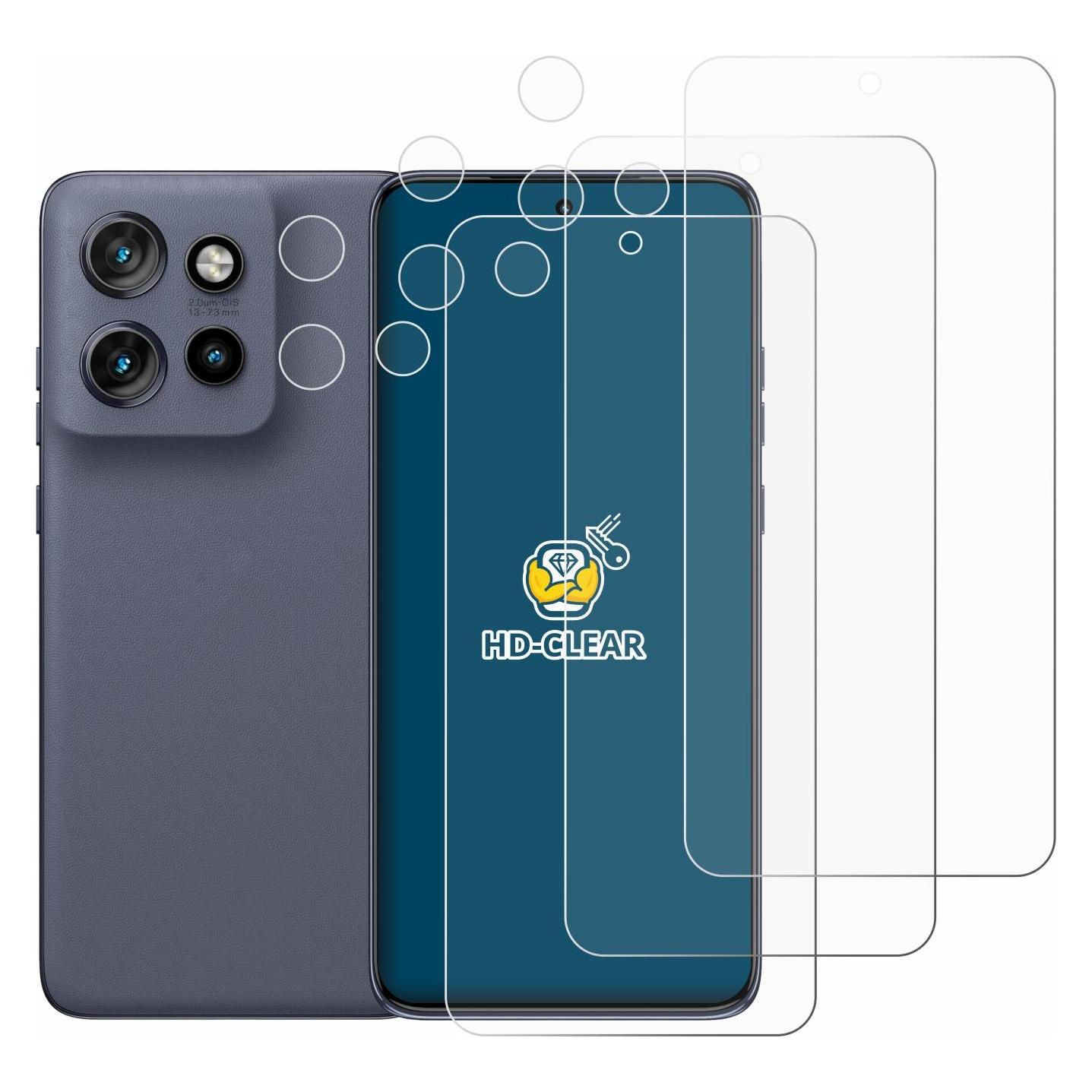 Brotect Schutzfolie für Motorola Edge 60 Neo (Display+Kamera) Displayschutz Displayschutzfolie Folie Klar (6 Stk., Motorola Edge 60 Neo) (4261529)
