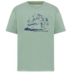 Mammut, Jungen, Sportshirt, Base T-Shirt Climbing Kids (104), Türkis, 104