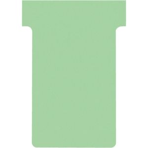 Franken T-Karten TK119, Größe 1, hellgrün, Breite 17mm, Höhe 47mm, 100 Stück
