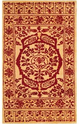 SAFAVIEH Handmade Taj Mahal Sirpa Traditional Oriental Wool Rug
