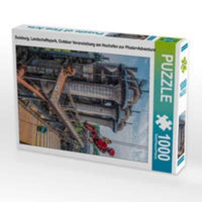 CALVENDO Puzzle Duisburg, Landschaftspark, Outdoor Veranstaltung am Hochofen zur Photo+Adventure | 1000 Teile Lege-Größe 64x48cm Foto-Puzzle für glück