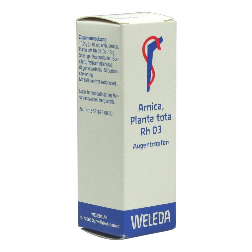 WELEDA AG Arnica Planta Tota Rh D3 Augentropfen 01572069