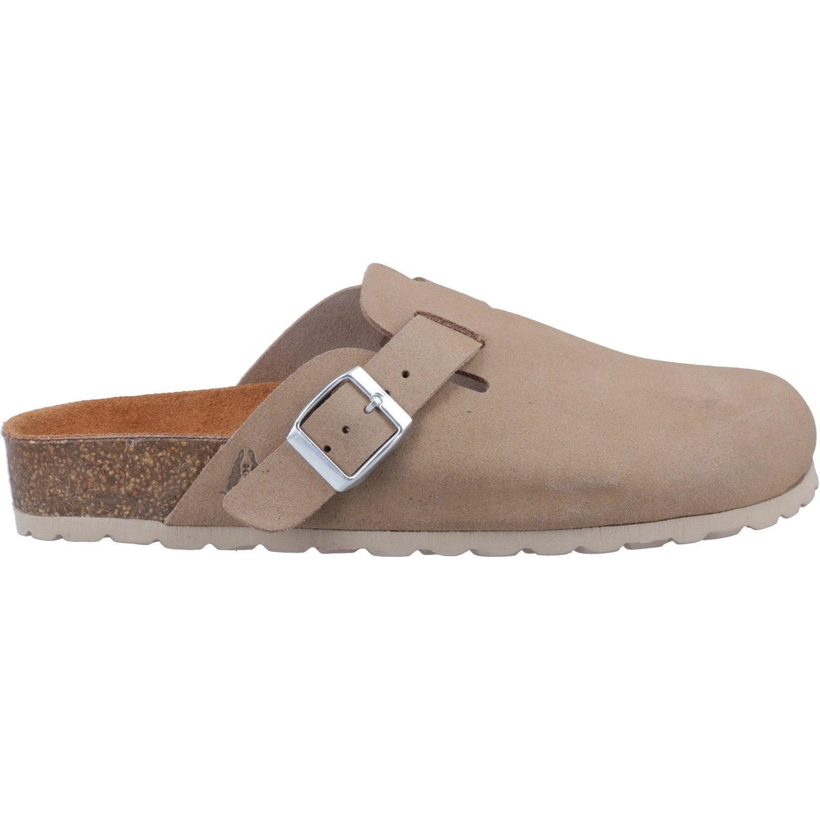 Hush Puppies Bailey Damen Maultiere Aus Wildleder In Taupe