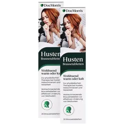 DocMorris Husten Brausetabletten Doppelpack 2X20 St