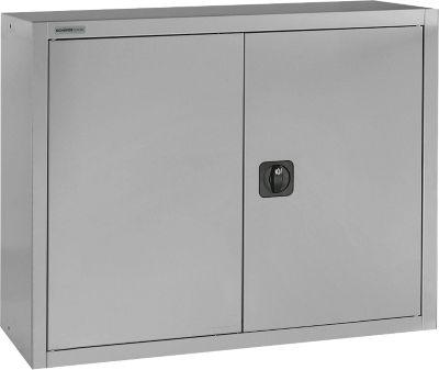 Schäfer Shop Select Aufsatzschrank, abschließbar, Höhe 800 mm, Breite 800 mm, weißaluminium RAL 9006