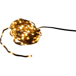 Konstsmide Weihnachtsbeleuchtung Microlichterkette 100 bernsteinfarbenen LEDs