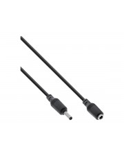 InLine DC Verlängerungskabel Stecker/Buchse 4,0x1,7mm 2m Schwarz (26802C)