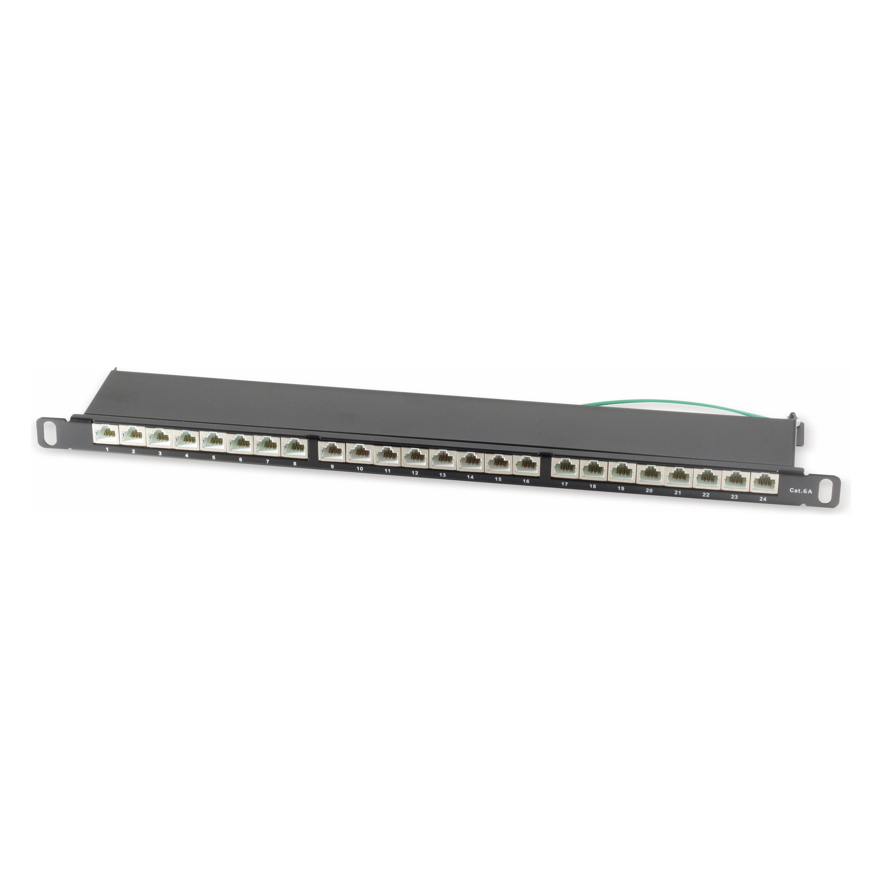 Shiverpeaks Slim Patchpanel Cat.6A 24-Port 0,5HE 19 (08-67052)