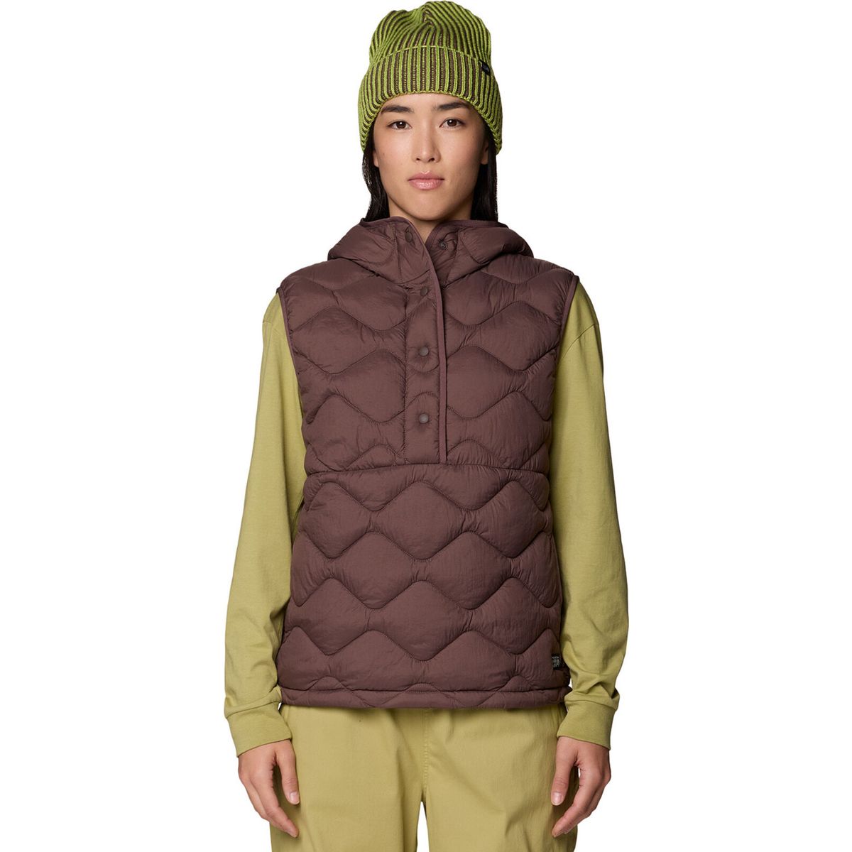 Mountain Hardwear W Seek Out Snap Neck Vest carob (219) M 212965-219-M