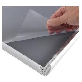 Europel Plakatrahmen Economy, DIN A0, 25 mm, silber eloxiert aus eloxiertem Aluminium, abgerundetes Rahmenp (A0) (355090)