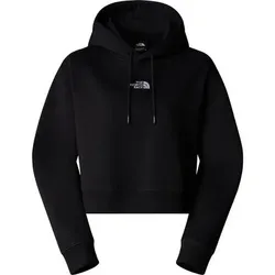 THE NORTH FACE Damen Kapuzensweat W ESSENTIAL CROP HOODIE, Größe M in Schwarz Schwarz