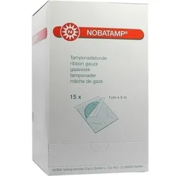 NOBATAMP-steril Tamponadebinde 1 cmx5 m 15 St