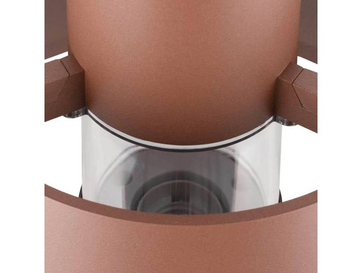 Photoni Cyl 45, borne lumineuse, finition rouillée - SLV - Terrasse - Aluminium