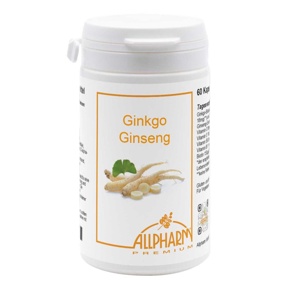 ALLPHARM Vertriebs GmbH Ginkgo+ginseng Premium Kapseln 05856303