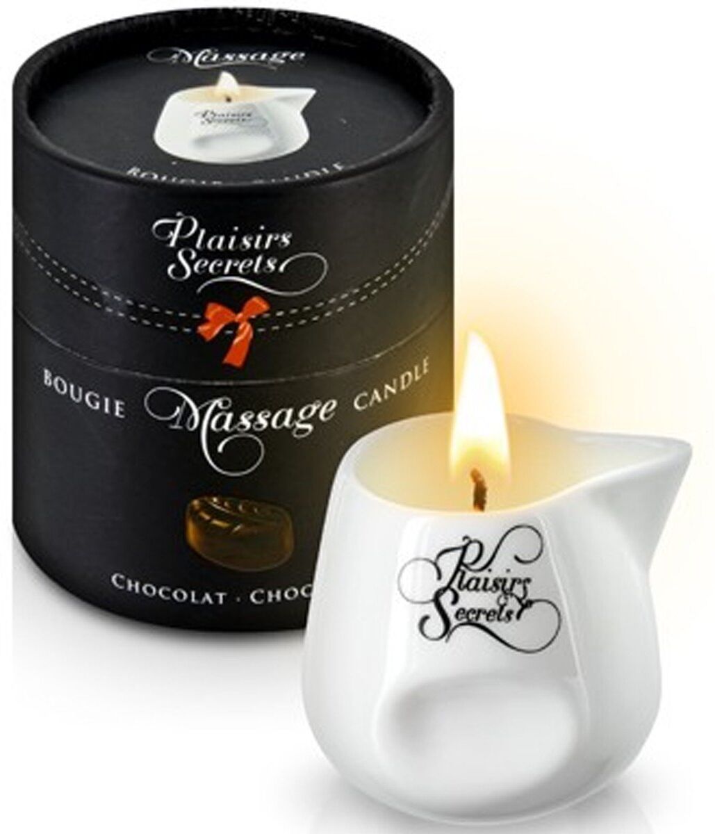 Plaisirs Secrets Bougie de massage chocolat 80ml