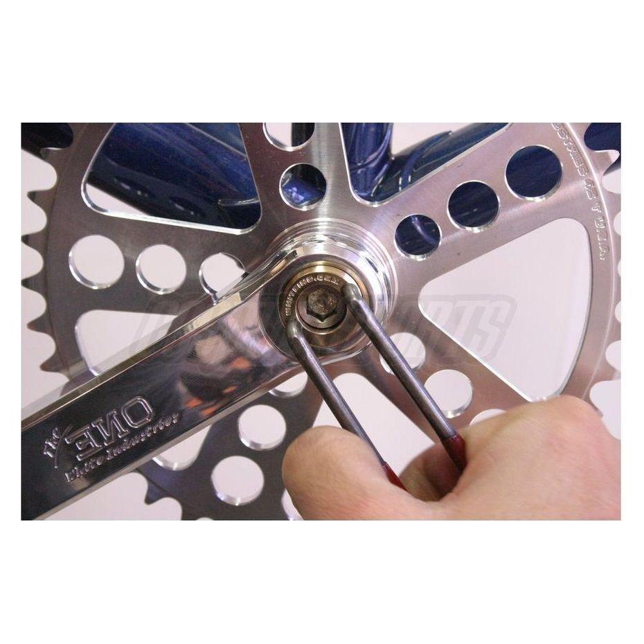 White Industries Kurbelschraube für 4-Kant, paar, silver (40080942)