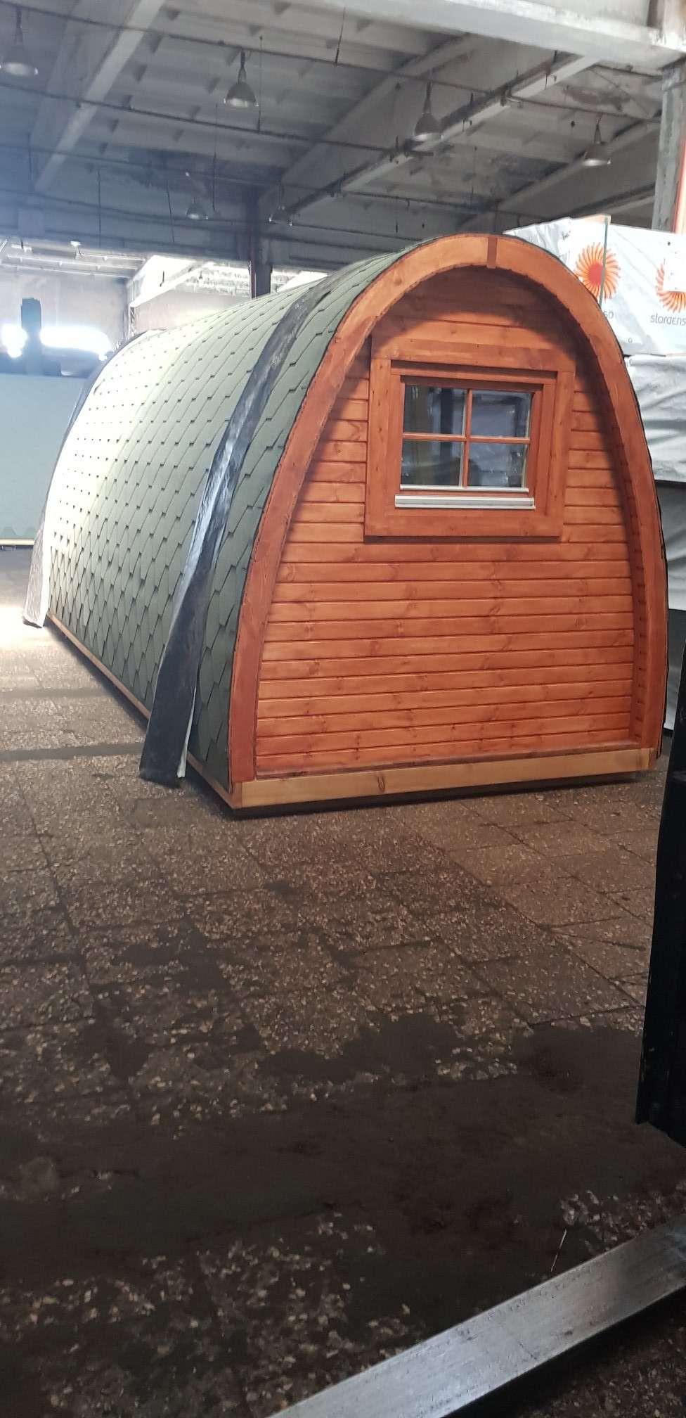 Camping Haus 2.4 x 5.9m Garten Laube Campinghaus Ferienhaus Holz Personen 2-4