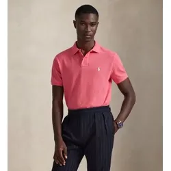 Polo Ralph Lauren für Herren. 710782592007 Rosa Polohemd ?Custom Slim Mesh? (XL), Lässig, Baumwolle, Kurzarm