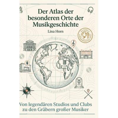 Der Atlas der besonderen Orte der Musikgeschichte, Gebundene Ausgabe von Lina Horn, BoD - Books on Demand, 978-3-695-38322-1