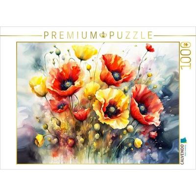 CALVENDO Puzzle Mohn | 1000 Teile Lege-Größe 64x48cm Foto-Puzzle für glückliche Stunden