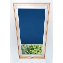 KS Handel 24 Dachfensterrollo Thermo verdunkelnd passend für Velux P08 Blau