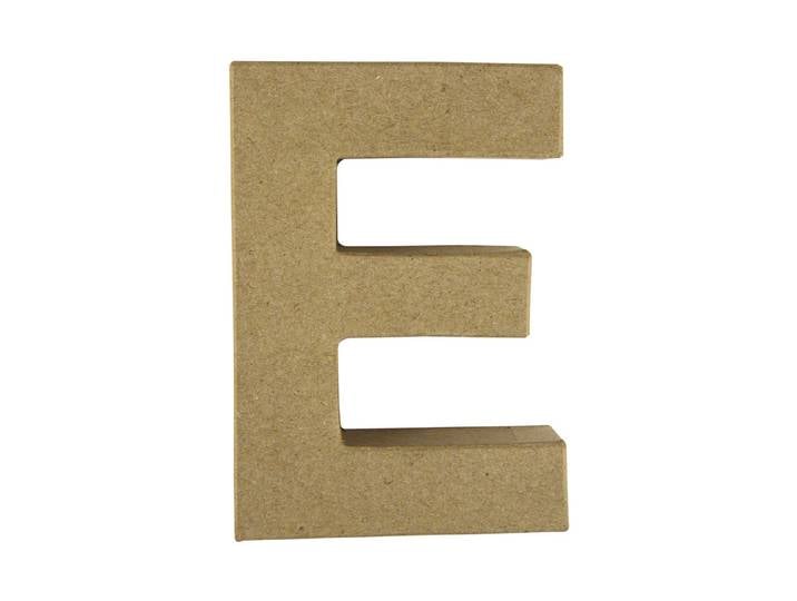 Rayher Pappmaché-Buchstabe E 15 × 10.5 × 3 cm