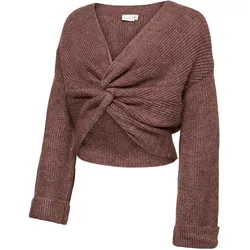 Mamalicious Cropped Stricktop »Svala« - Damen - Gr. M - taupe