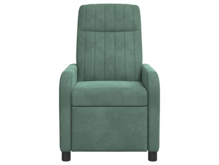 Sessel Recliner Samt Meer Grün mit Neigung verstellbar 100% Polyester Samt, Metallrahmen, verstellbar 115°-160°, flache Armlehnen, einfache Montage