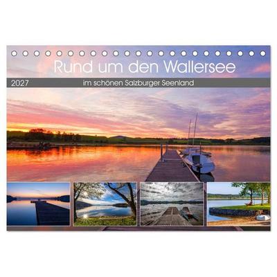 Rund um den Wallersee (Tischkalender 2027 DIN A5 quer), CALVENDO Monatskalender