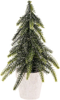 Deko-Tannenbaum, mit Glitzer, 19 cm