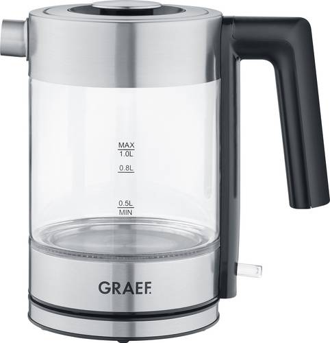 Graef WK300 Wasserkocher Edelstahl Fassungsvermögen: 1l