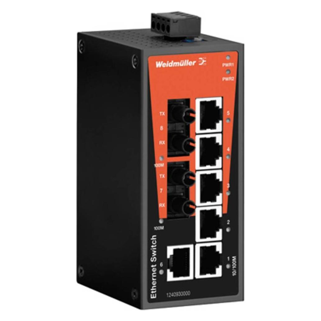 Weidmüller Netzwerk-Switch (6 Ports) (1240930000)
