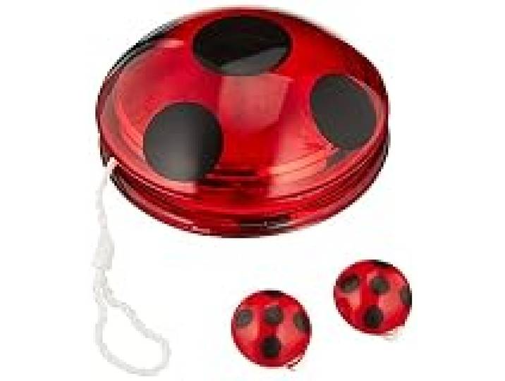 RUBIE'S MIRACULOUS officiel -Kit accessoires Yoyo + boucle d'oreilles Ladybug Miraculous - complément du déguisement officiel pour enfants Miraculous Lady Bug