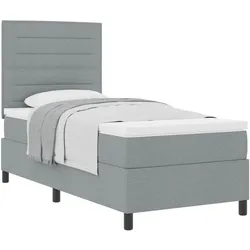 vidaXL, Boxspringbett, Jaburos (Linien-Design) (100 x 200 cm)