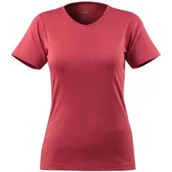 Damen T-Shirt "NICE" Crossover - S - himbeerrot