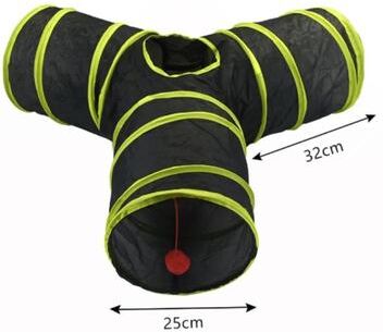 Uplift Picks Collapsible Cat Tunnel Interactive Pet Play Tube For Indoor And Outdoor Exercise Training i