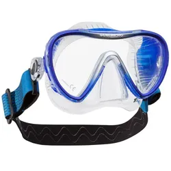 Scubapro Tauchmaske - Synergy 2 - mit Comfort Strap - Rahmen: Klar - Silikon: Blau