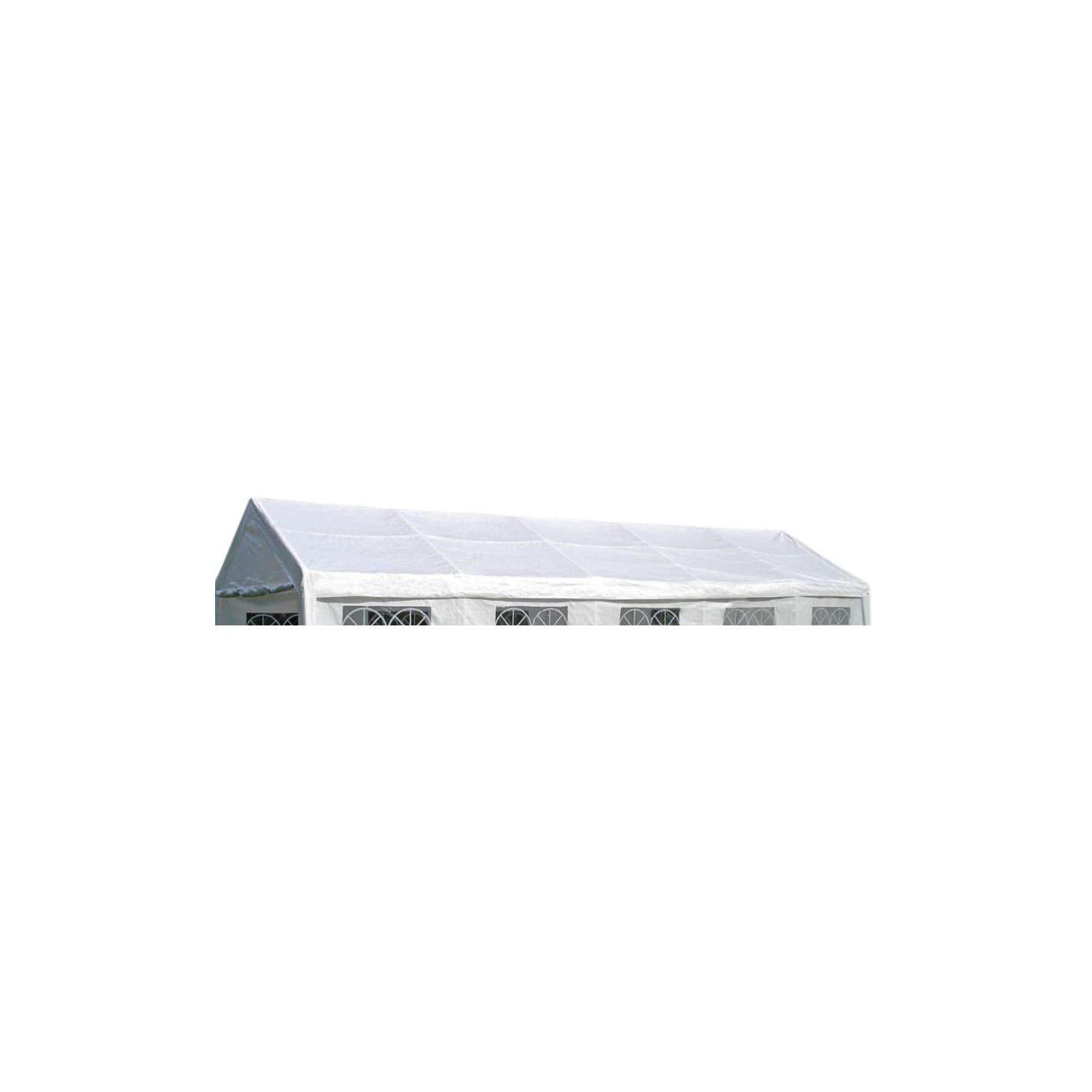 Ersatzdach / Dachplane PALMA für Zelt 4x10 Meter, PVC weiss 480g/m², incl. Spanngummis