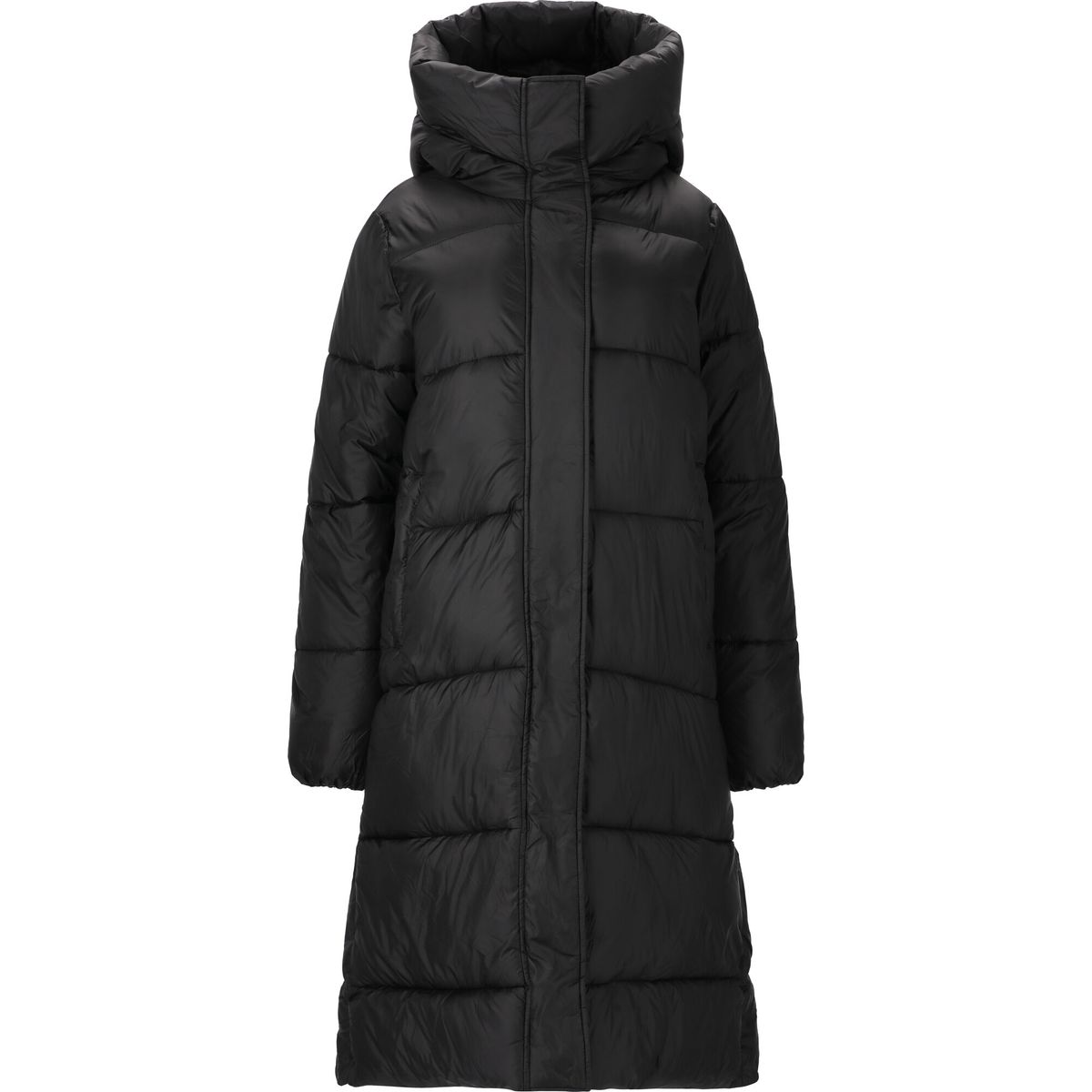 Athlecia Miraz W Long Puffer Jacket black (1001) 34 EA253312-1001-34