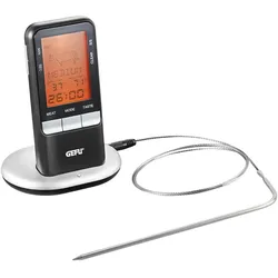 Gefu Digitales Funk-Bratenthermometer  HÄNDI ¦ schwarz ¦ Edelstahl,Kunststoff ¦ Maße (cm): B: 7,1 H: 13,3