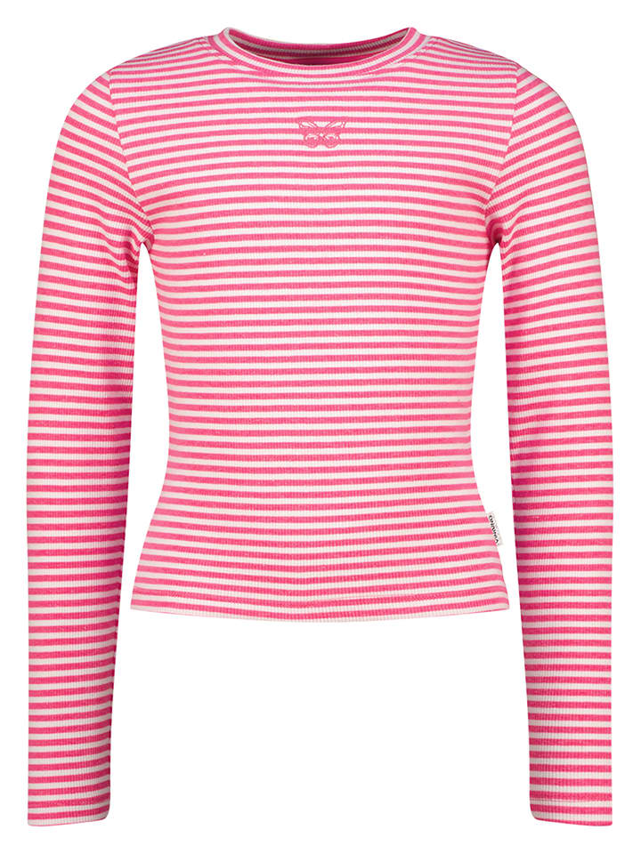 Vingino Longsleeve in Pink/ Weiß - 164