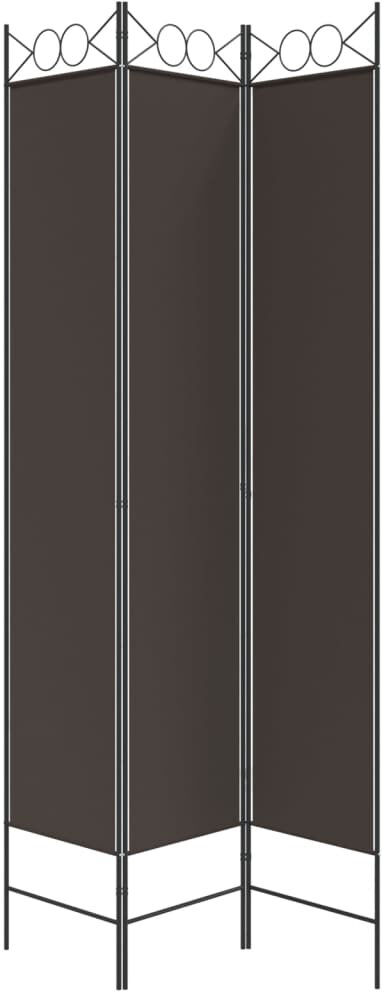 Marlow Home Co. Casida Folding Room Divider Brown 120 x 200 cm