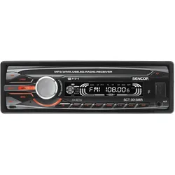 Sencor, Autoradio, SCT 3018MR car media receiver Black