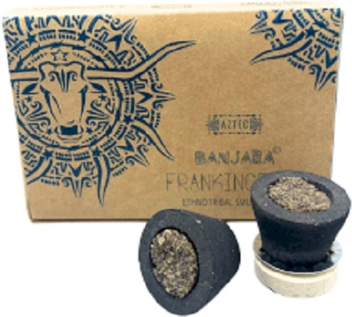AUM Fragrances Banjara Frankincense Hars Wierook met Houtskool Bekers