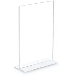 envigo Tischaufsteller T-Ständer »Vilani« DIN A5, Acrylglas