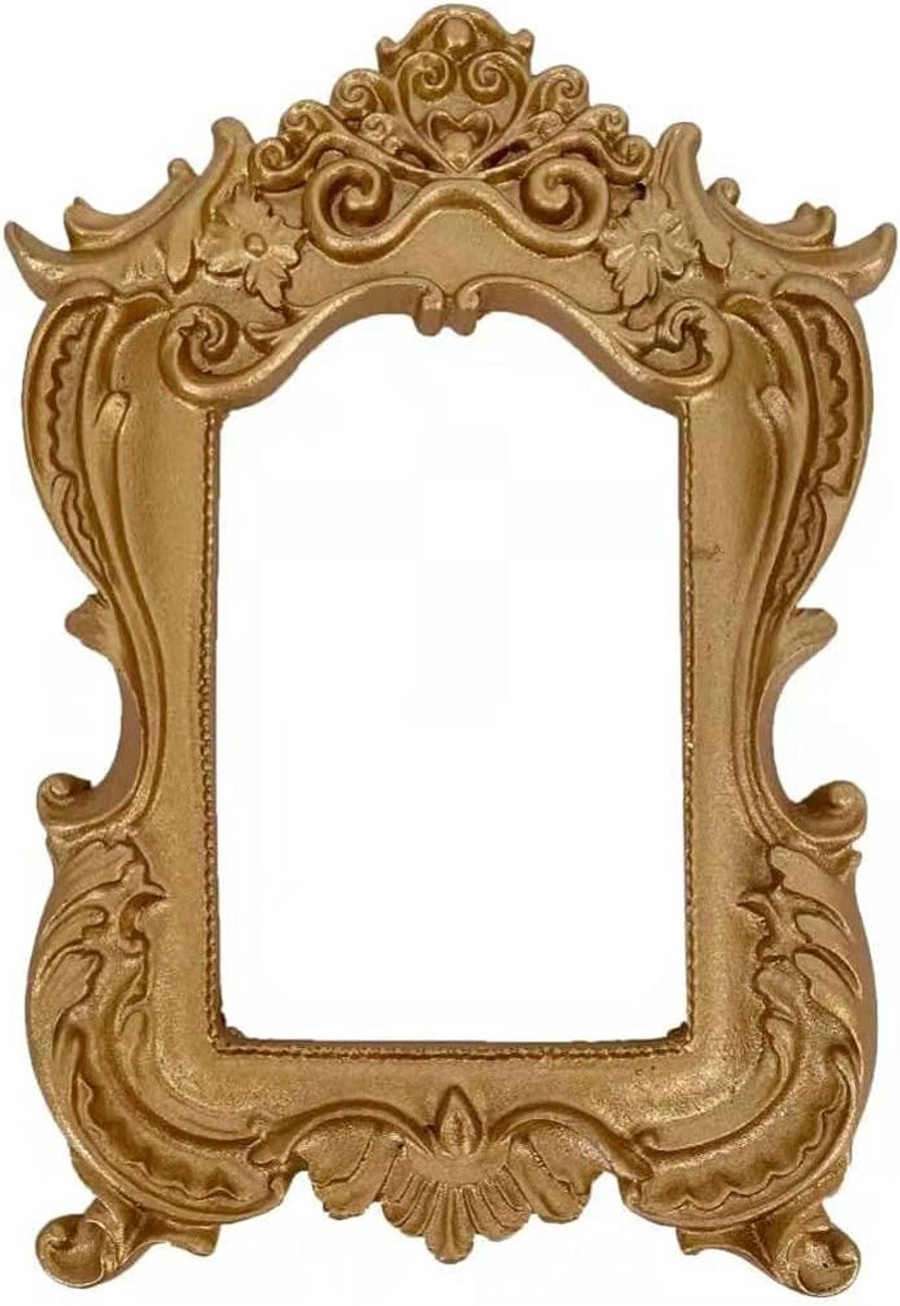 Vintage Decoratief Fotolijstje Goud - Retro Tafel- en Wanddecoratie