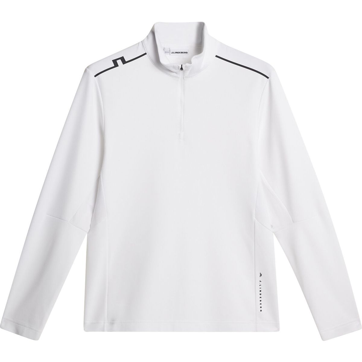 J.Lindeberg Leon Quarter Zip Mid Layer white (0000) S GMJS14697-0000-S