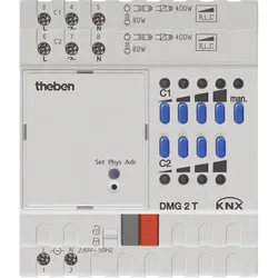 Theben Universaldimmer 2Kanal, Grundmodul DMG 2 T KNX