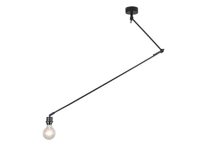 Suspension moderne noire sans abat-jour - Blitz
