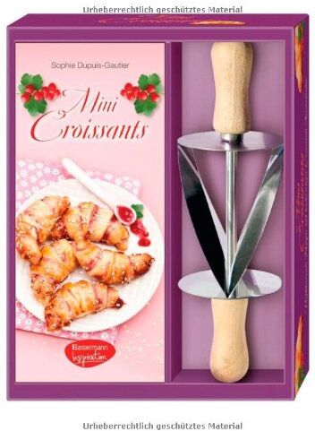 Sophie Dupuis-Gautier - Mini-Croissants-Set: Buch und Croissant-Ausstechroller - Preis vom 09.10.2026 07:28:09 h